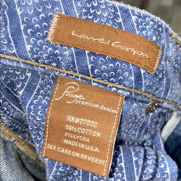 Women's Paige Laurel Canyon Distressed Jeans Sz 29 - Picture 10 of 10